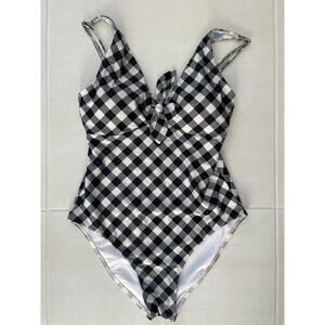 Summersalt Swim One Piece Swimsuit Plaid Gingham Jetsetter Summer Beach